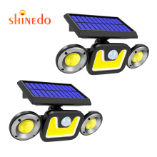 Solar Security Light Outdoor 3 Head  83 LEDS Motion Sensor Security Lights